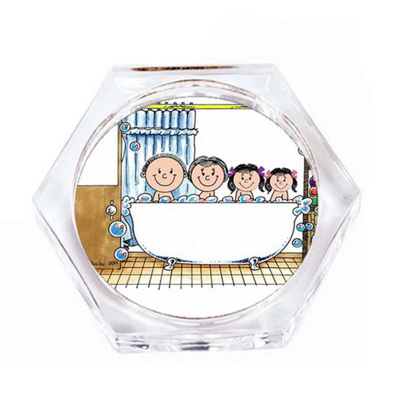 Ensemble de 4 sous-verres personnalisés, Oui