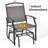 Bettylu Metal Outdoor Glider Chair