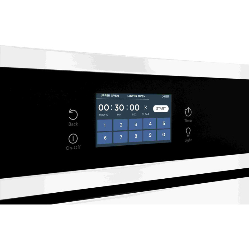 Four mural double à convection autonettoyant 27 "7,6 pieds cubes Frigidaire, Blanc