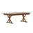 Eternity Rectangular Solid Pine Farm Dining Table with Folding X-Style Legs-88870827-88870830