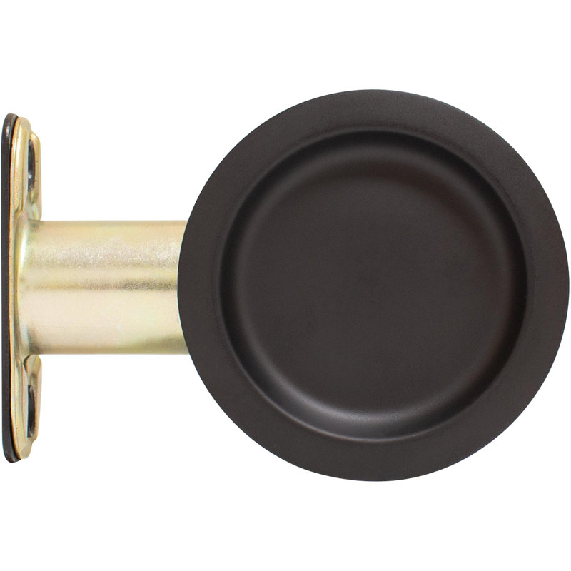 Quincaillerie de serrure de porte ronde, Noir mat