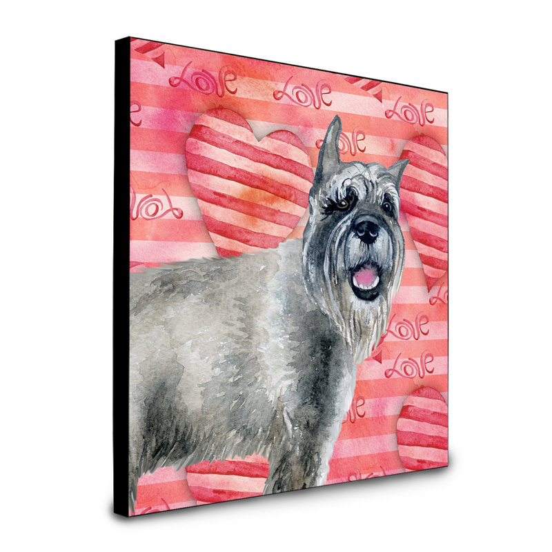 Panneau mural d’art Durflinger, Schnauzer