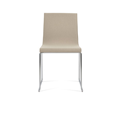 Polo Upholstered Stackable Dining Chair in Fabric