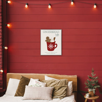 «Gingerbread Latte Seasonal Drink», estampe numérique, design par Natalie Carpentieri
