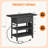 Flip Top End Table With Charging Station, USB Ports, Outlets, Fabric Bag, And Hooks, Space-Saving Nightstand For Living Room And Bedroom-398265654