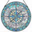 Vitrail Compass Rose-2034873396