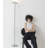 Flux 67 in. Industrial Dimmable LED Floor Lamp with Adjustable Head-62954086