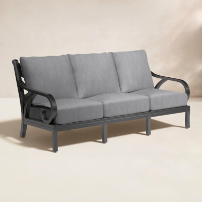 Monterey 81" Wide Outdoor Patio Sofa with Sunbrella® Cushions