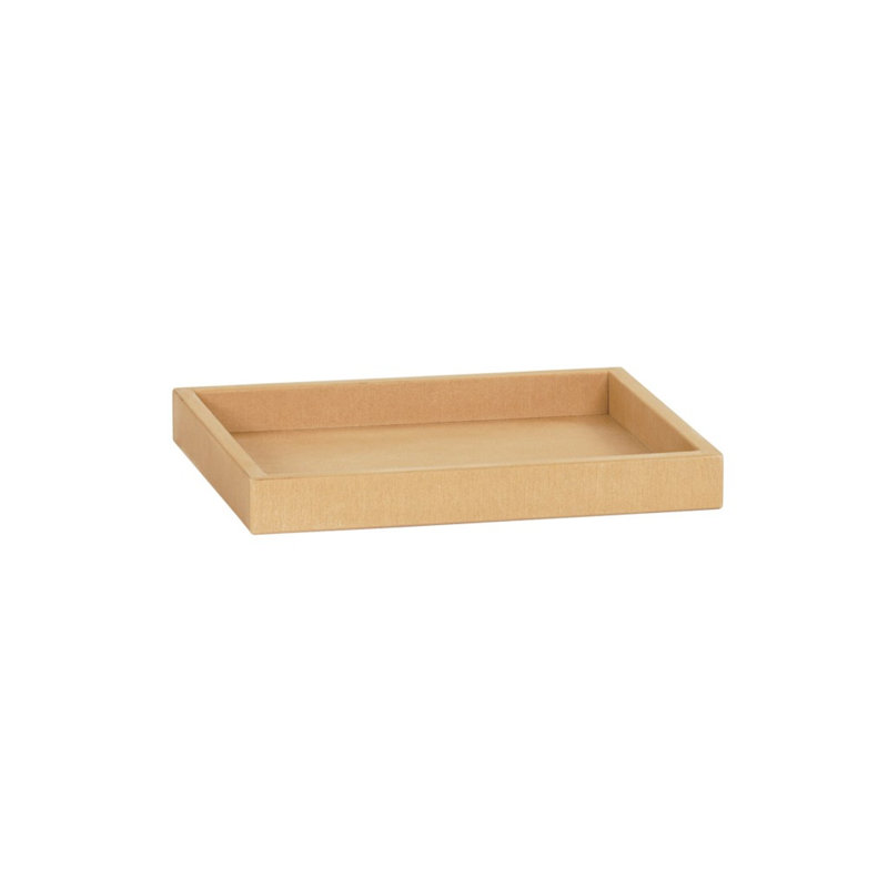 Cal-Mil Renew Upcylced Rice Hulls Tray, 1.5" H x 9.75" W x 11.75" D