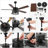 Sherranda 52'' Ceiling Fan with Light Kit-1440172608