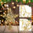 Christmas Tree Topper 10" Golden Glittered Star Tree Topper with 20 LED Lights