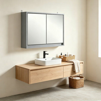 W H Medicine Cabinet Mirror