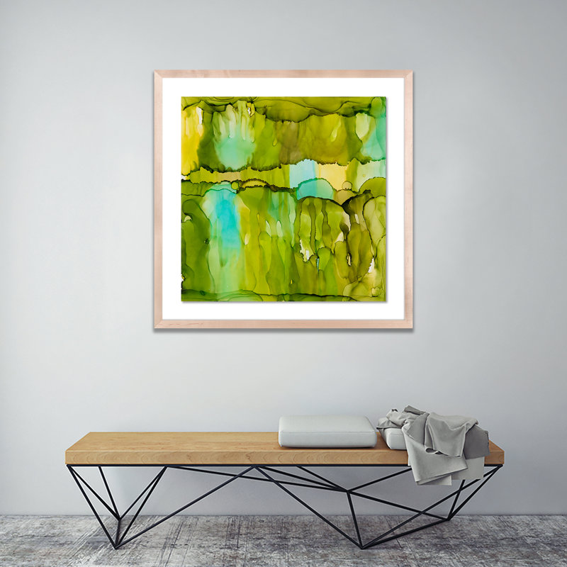 Rewriting The Path III Print by Julie Pelaez, Natural, 48" H x 48" W x 2.5" D