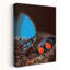 Blue Planet Voyage Abstract Contemporary Landscape Nature Wall Art Print 1 Piece Wrapped Canvas Wall Art-1493258350