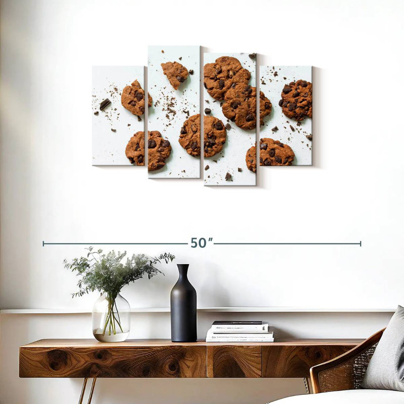 Biscuits aux morceaux de chocolat Yarlin, H 22 po x l 36 po