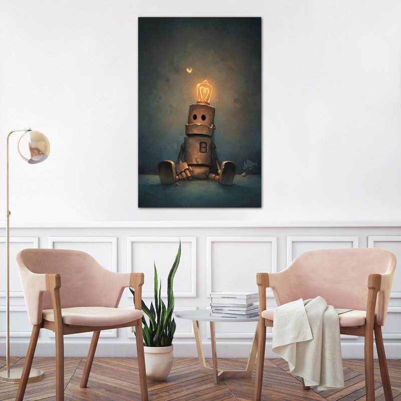 Décoration murale Patience Kids, Toile tendue, H 40 po x l 26 po x P 1,5 po