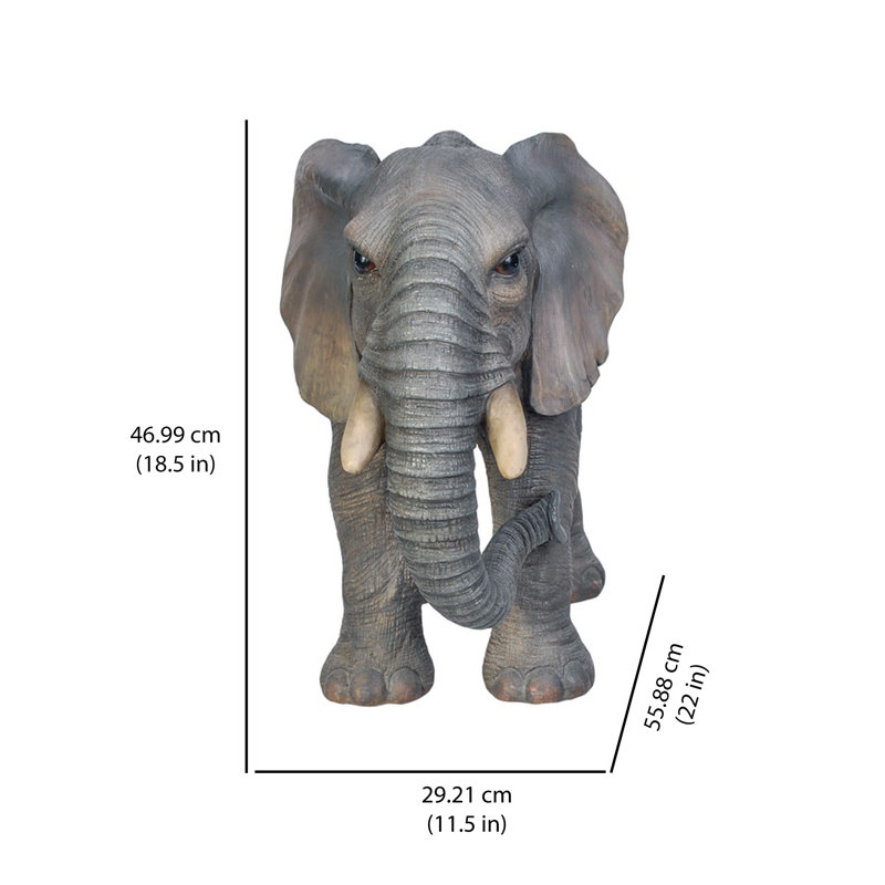 Animals Weather Resistant Water Resistant UV Resistant Polyresin Garden Statue