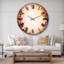 Sakura rose sur fond flou - horloge murale traditionnelle-36845561