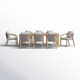 Joly 87'' Rectangular 8 - Person Outdoor Dining Set with Cushions