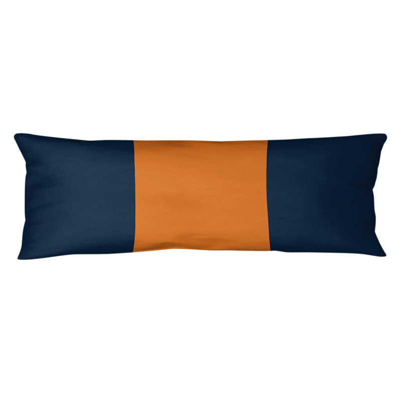 Oreiller de corps en polyester / polyester Arizona Football Stripes, Kentucky , Bleu / milieu orange