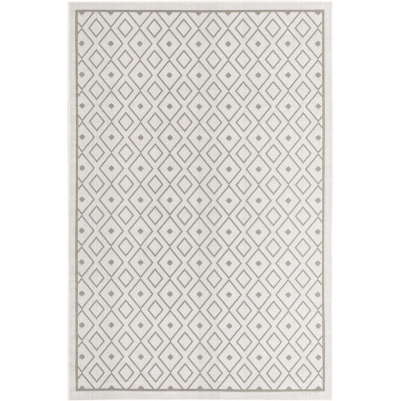 Geometric Indoor / Outdoor Rug, Rectangle 6' x 9'
