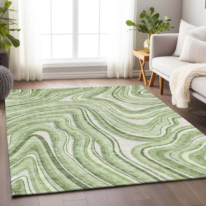Tapis en aloès Prisco lavable à la machine de qualité supérieure, Rectangulaire 8 pi x 10 pi