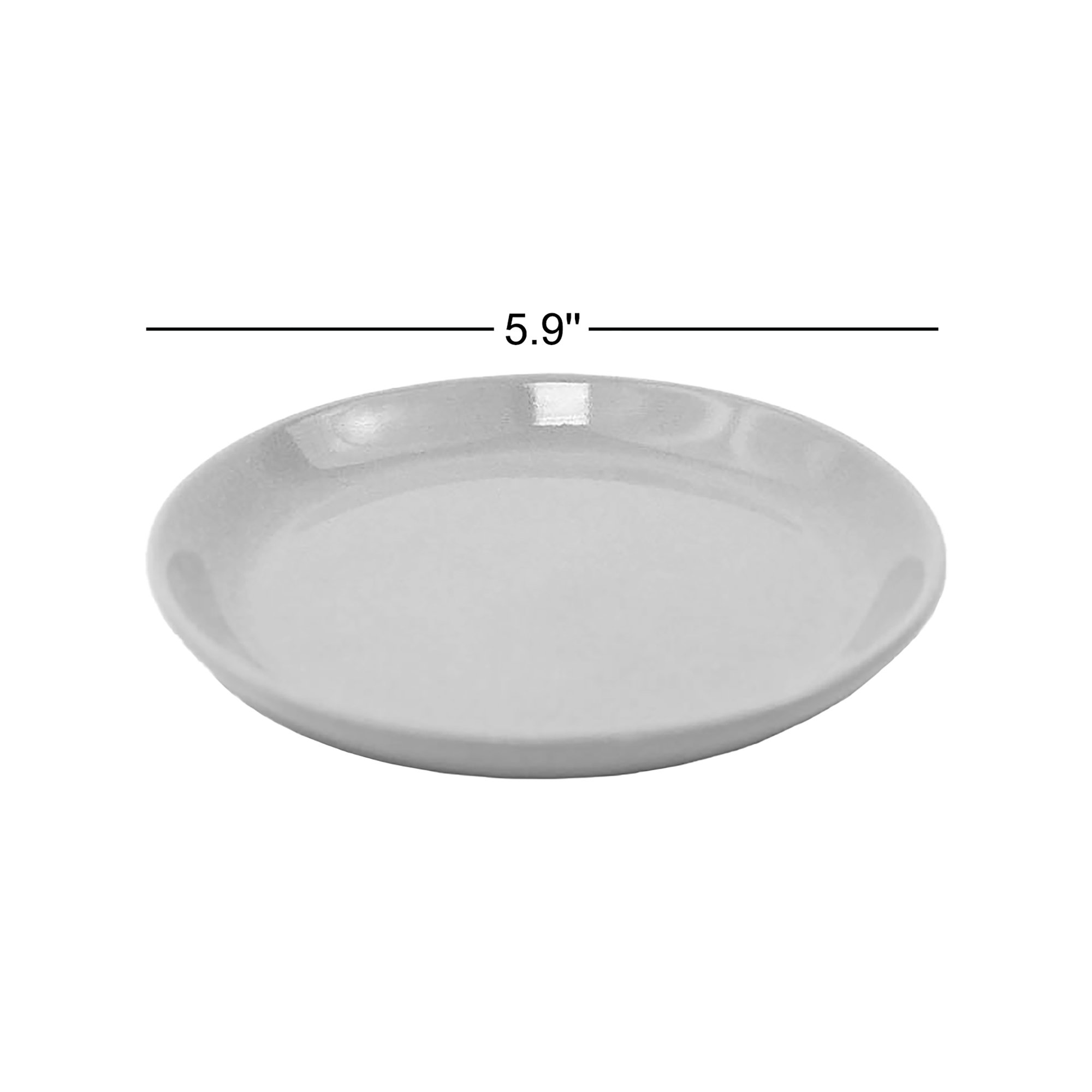 Borgen Bread and Butter Plate, Basalt
