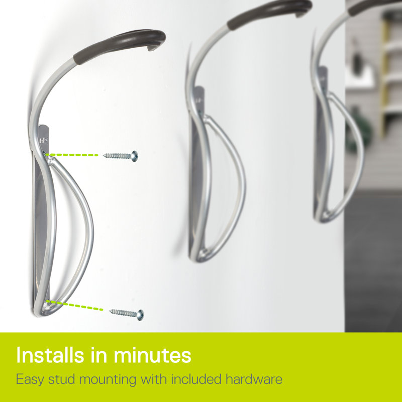 Leonardo  delta Alloy Wall Mounted Bike Storage Hook