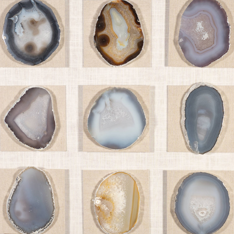 Handmade Abstract Wall Decor on Stone