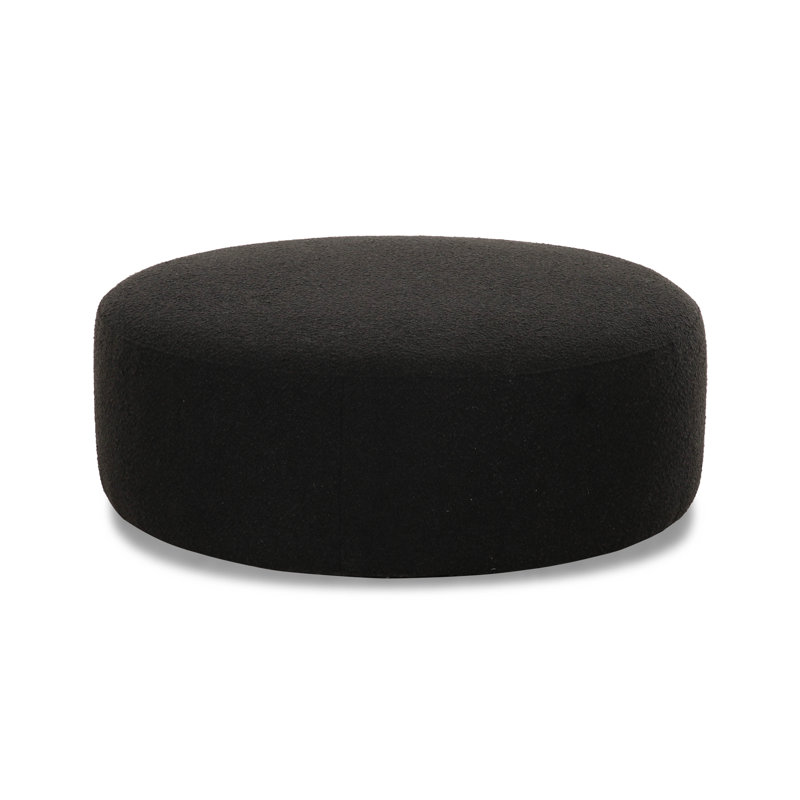 Cracraft Ottoman, Black Boucle
