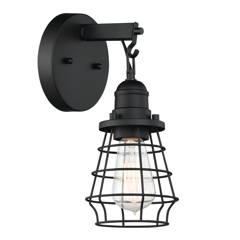 Duppstadt Armed Sconce, Flat Black, Flat Black