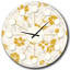 Horloge murale rétro style rétro coquelicots III - Mid-Century-40747177