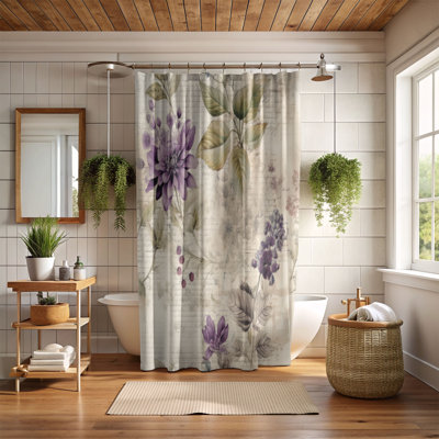 Rideau de douche Antique Blooms - Premium