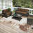 Chenille Abstract Indoor / Outdoor Rug-881317228