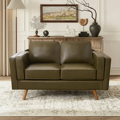Havens 62.2'' Wide Upholstered Loveseat With Solid Wood Legs