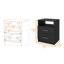 Table de chevet, deux tiroirs, une tablette-780176647