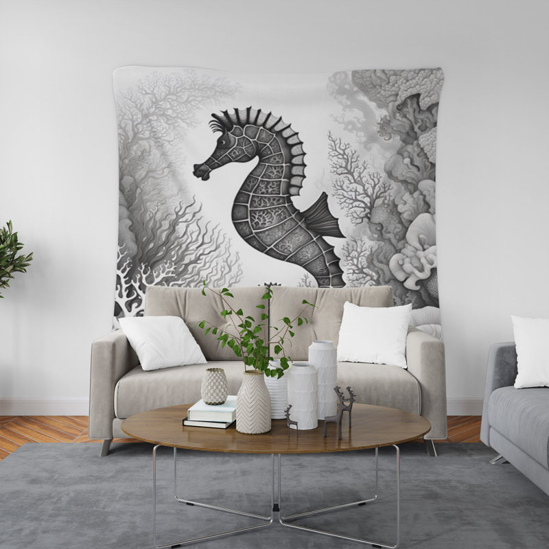 Tapisserie murale, H 60 po x l 51 po x P 0,5 po