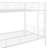 Full Over Full Metal Bunk Bed, White-1938106548