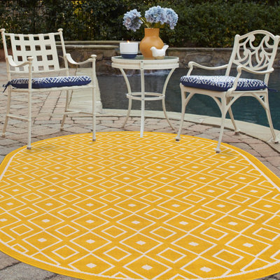 Tapis d'extérieur Preen couleur moutarde