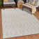Tapis treillis d'extérieur gris clair