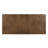 Piedmonte Rustic Brown Rectangular Dining Table