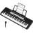 61-Key Portable Keyboard Piano, with Detachable Microphone, Charger, Electric Keyboard Teaching