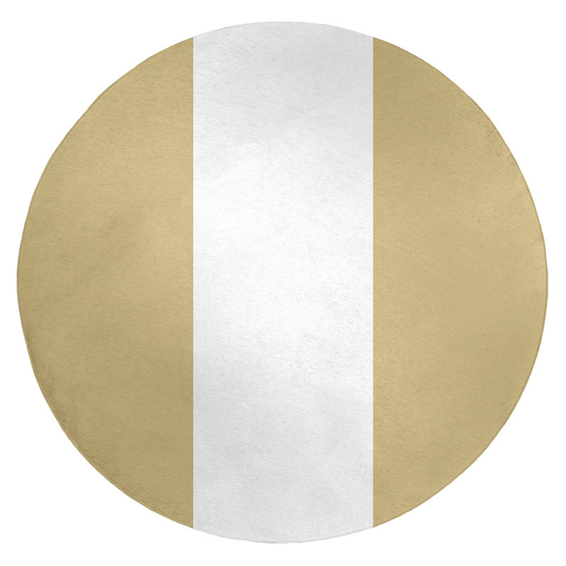 Tapis gold area, Rond 5 pi