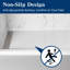 Base de douche blanche 60 po x 30 po, conception antidérapante-106268117