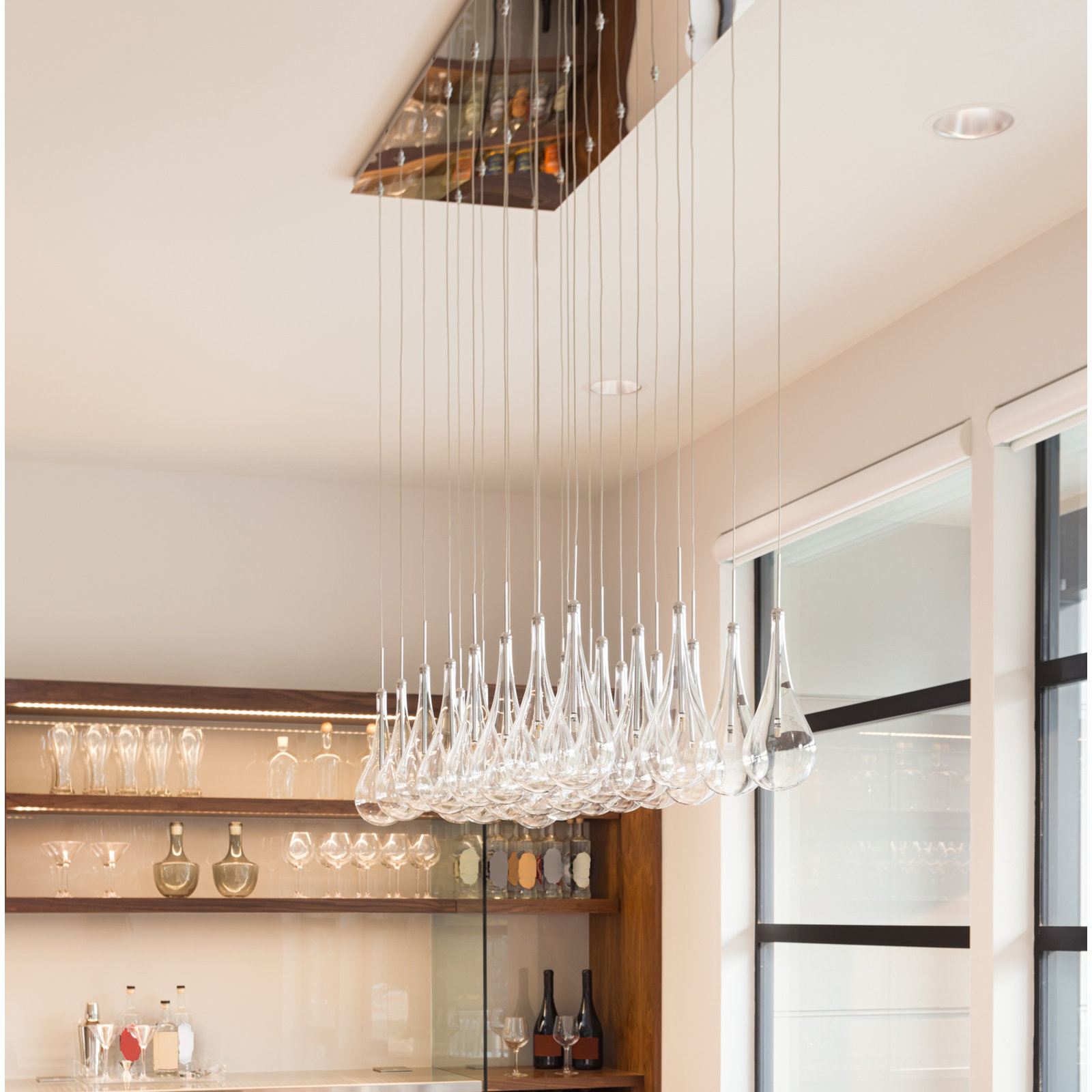 Deva 24 Light Glass Dimmable Pendant