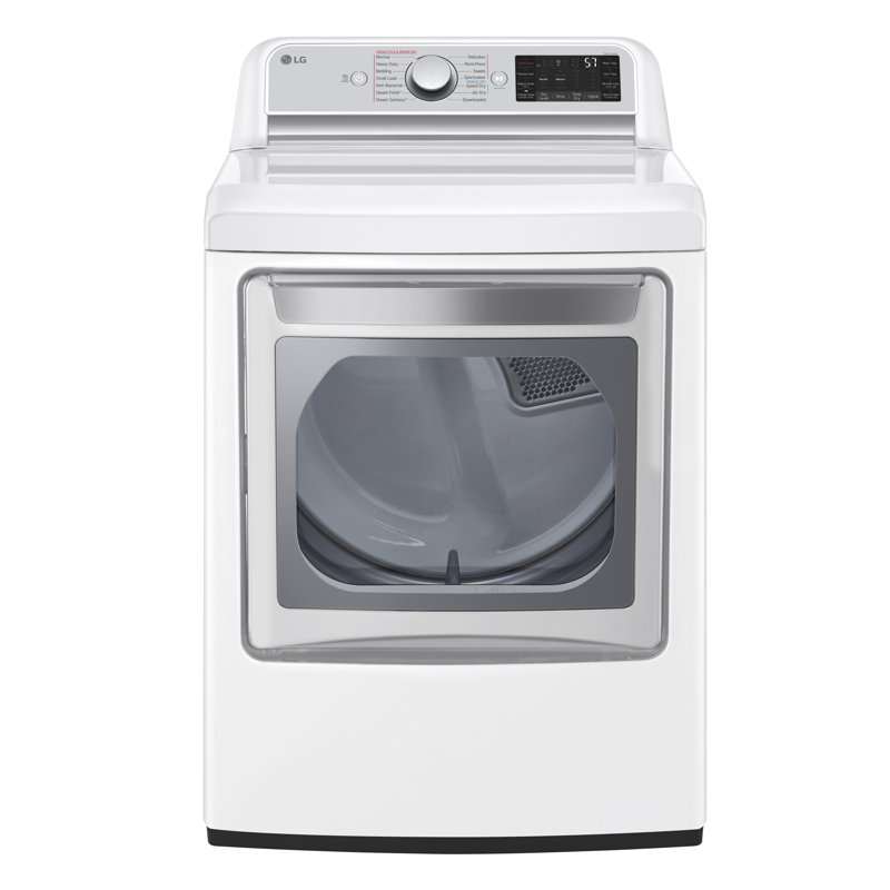 LG 7.3 cu. ft. Gas Dryer with Sensor Dry, White