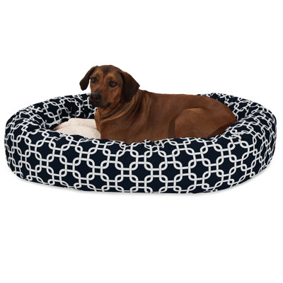 Links Geometric Polyester Pet Bed