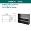 Topcraft Stainless Steel 19“ X 15” Shower Niche With Double Shelves