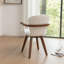 Chaise de salle à manger pivotante en faux cuir Donato-507899286