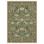 Tapis William Morris vintage à motif floral botanique, lavable à la machine, vert sauge, avec envers antidérapant-1094020437